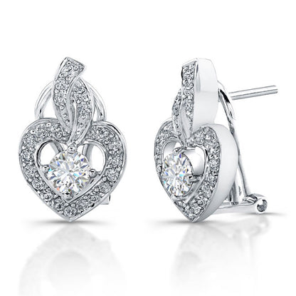 Heart Earrings Studs