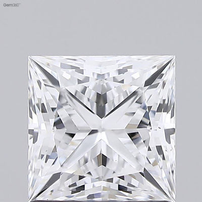 1.25 Carat Princess GIA Labgrown Diamond, With Certificate ID 6465851852