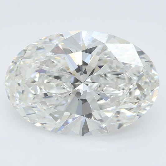 4.48 Carat Oval GCAL Labgrown Diamond, With Certificate ID 330951483