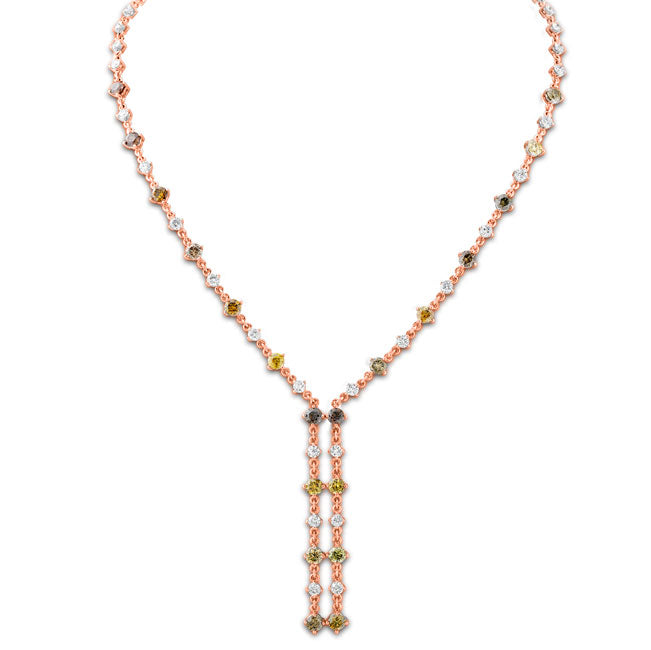 Colored Diamond Necklace