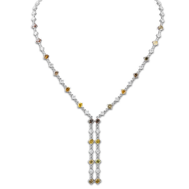 Colored Diamond Necklace