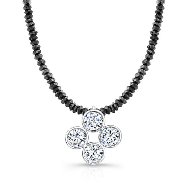 Diamond Flower Necklace