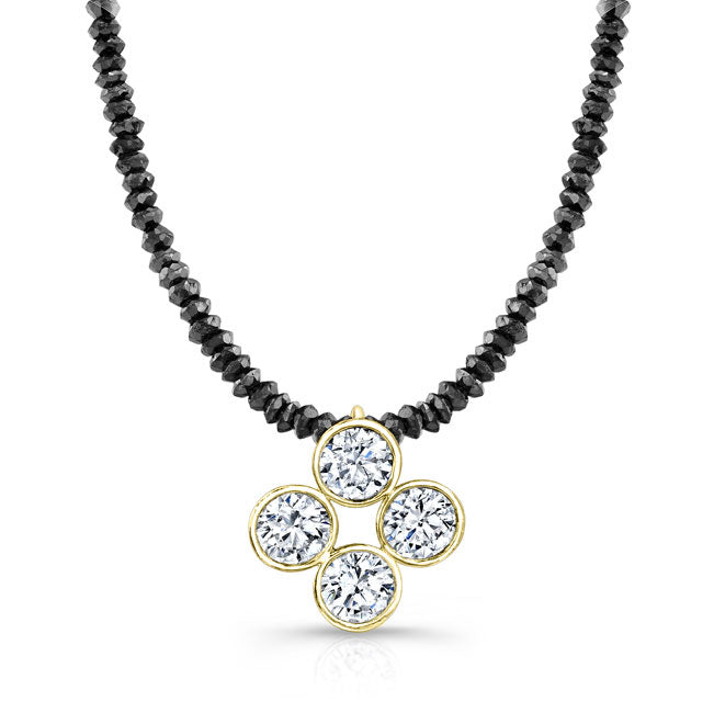 Diamond Flower Necklace