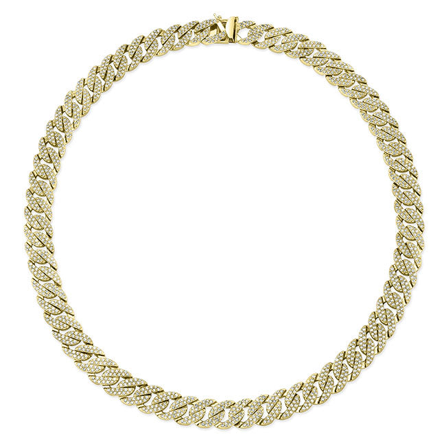 Cuban Link Diamond Necklace
