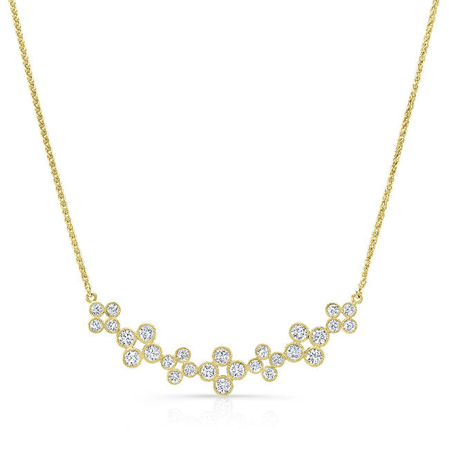Bezel Diamond Necklace
