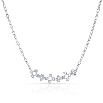 Modern Style Diamond Necklace