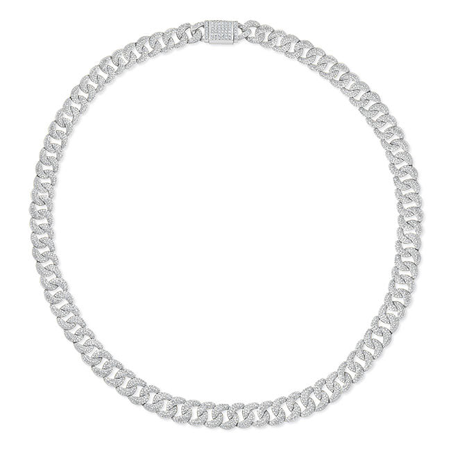 Cuban Link Diamond Necklace