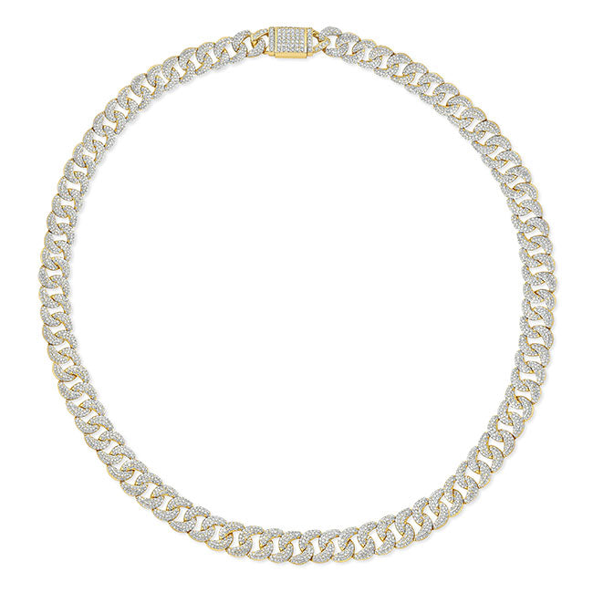 Cuban Link Diamond Necklace
