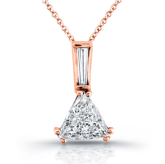Trilliant Diamond Necklace