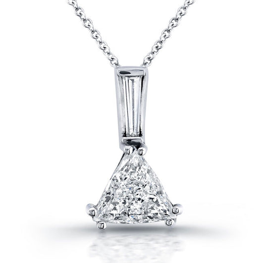 Trilliant Diamond Necklace