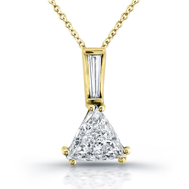 Trilliant Diamond Necklace