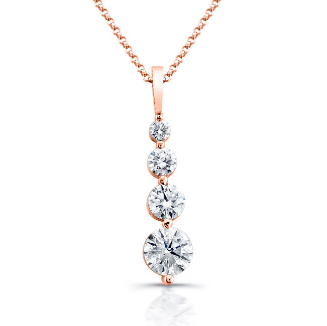 Modern Style Diamond Pendant