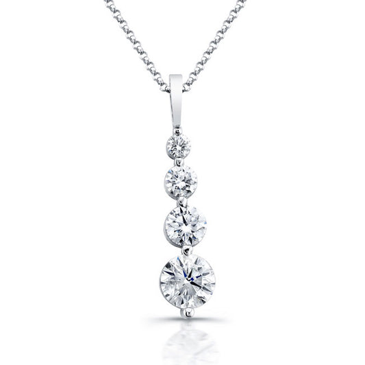 Modern Style Diamond Pendant