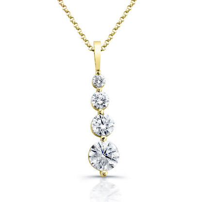 Modern Style Diamond Pendant