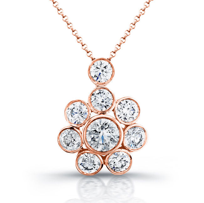 Bezel Diamond Pendant