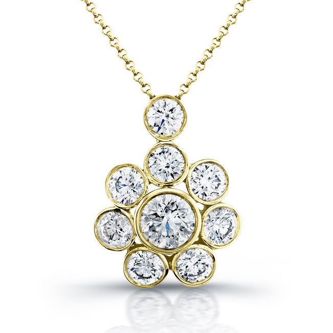 Bezel Diamond Pendant