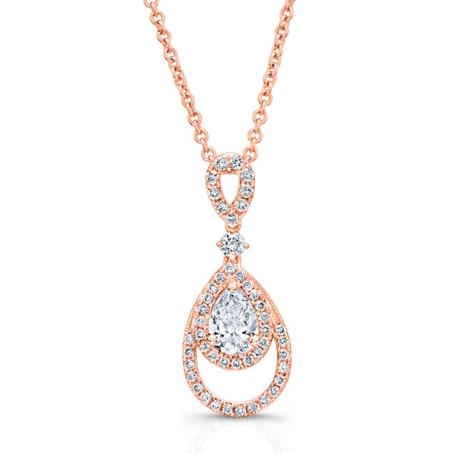 Pear Drop Diamond Pendant
