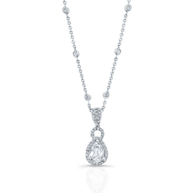 Pear Drop Diamond Pendant