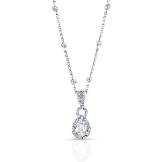 Pear Drop Diamond Pendant