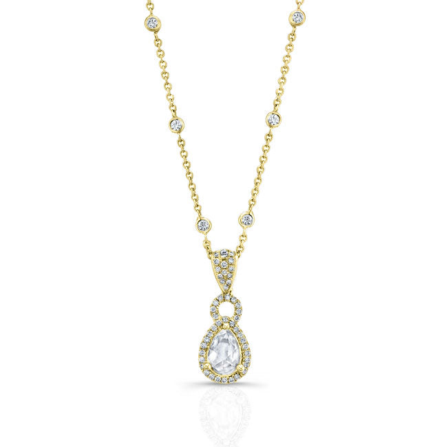 Pear Drop Diamond Pendant