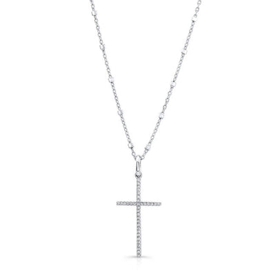 Petite Diamond Cross Pendant