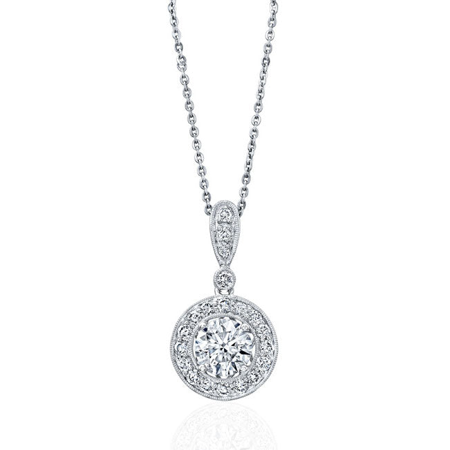 Diamond Halo Pendant