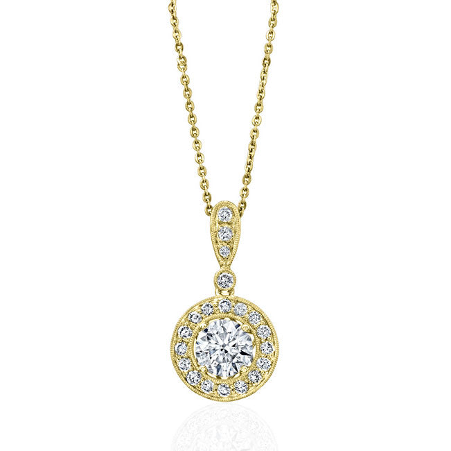 Diamond Halo Pendant