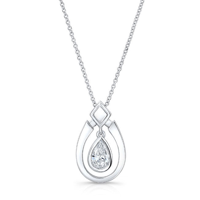 Pear Drop Diamond Pendant