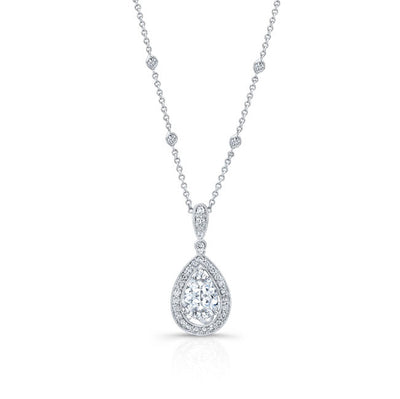 Pear Drop Diamond Pendant