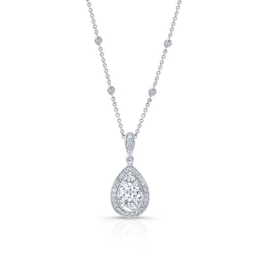 Pear Drop Diamond Pendant