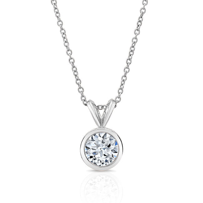 Bezel Diamond Pendant