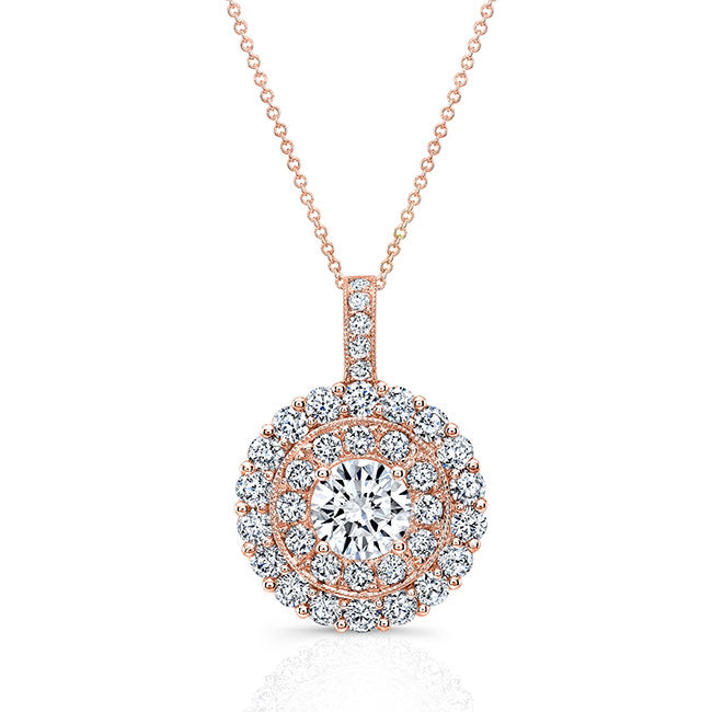 Diamond Halo Pendant