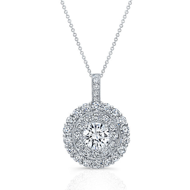 Diamond Halo Pendant