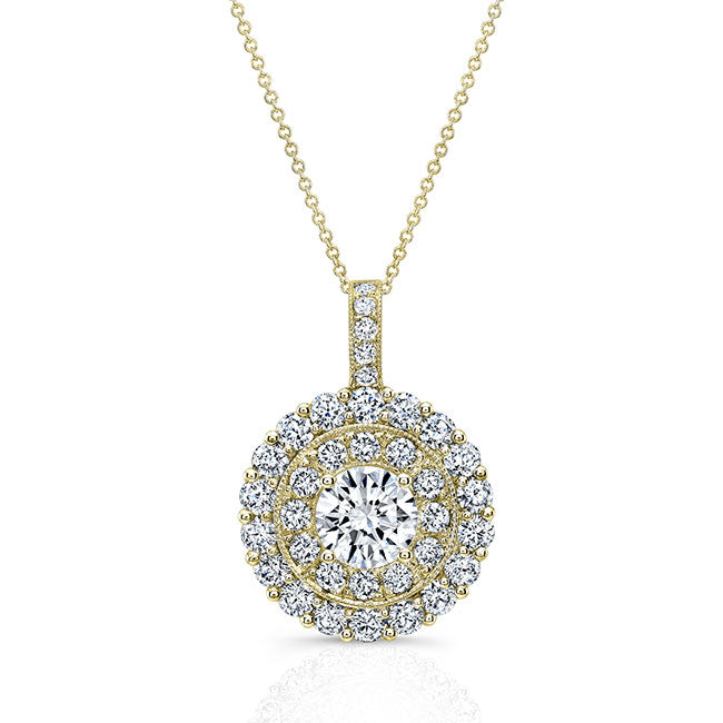 Diamond Halo Pendant