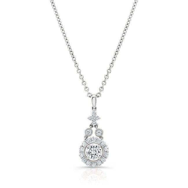 Art Deco Style Diamond Pendant
