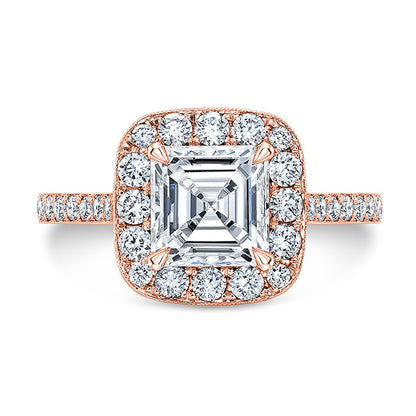 Modern Style Diamond Engagement Ring