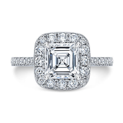 Modern Style Diamond Engagement Ring