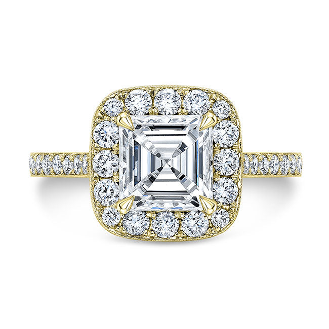 Modern Style Diamond Engagement Ring