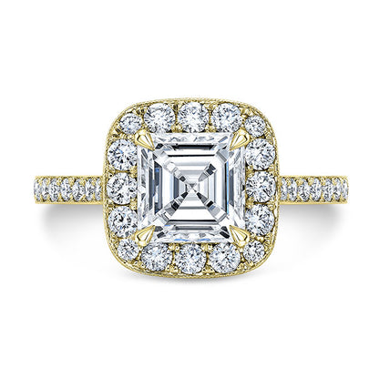 Modern Style Diamond Engagement Ring