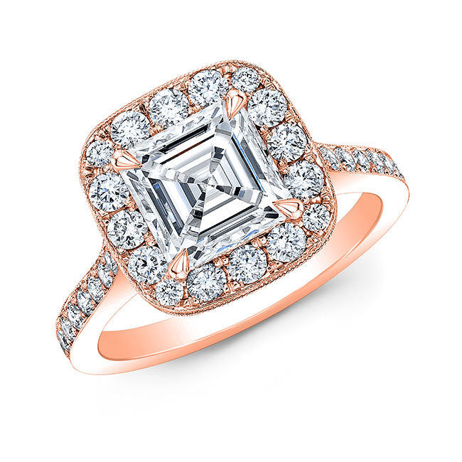 Modern Style Diamond Engagement Ring