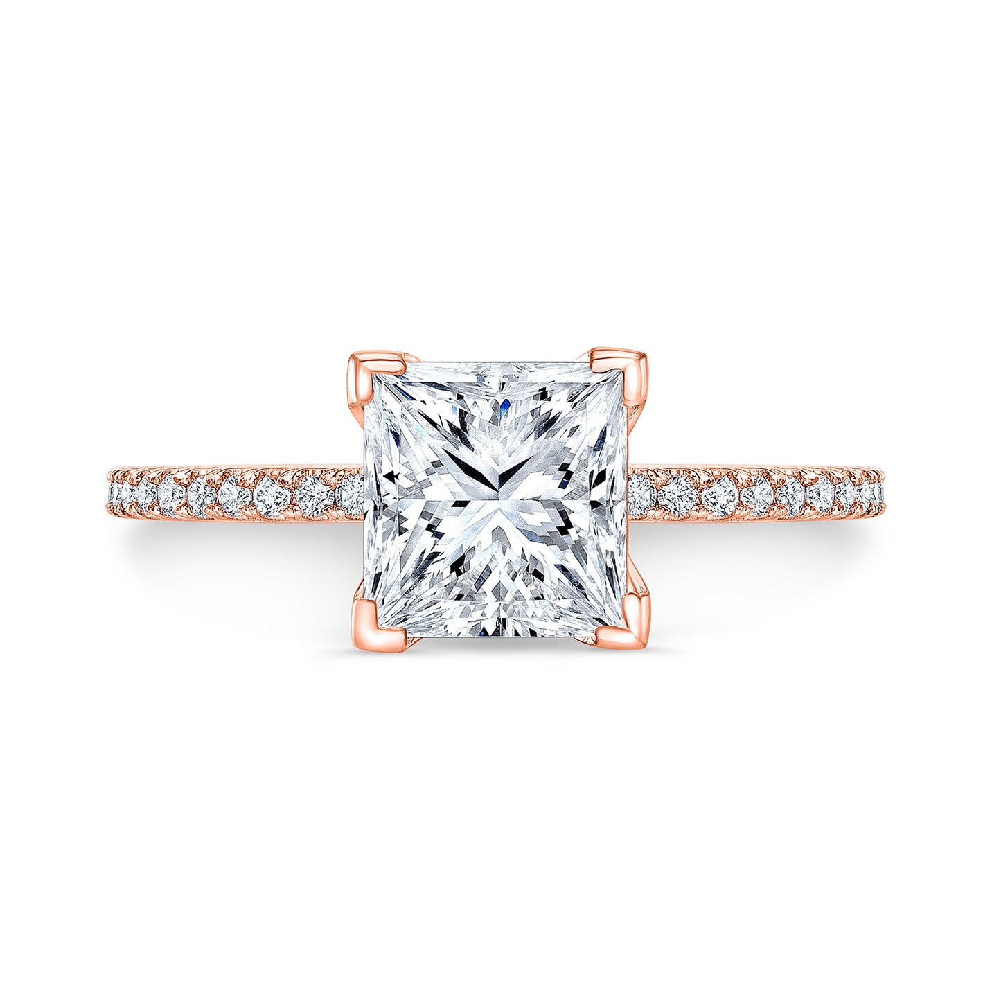 Modern Style Diamond Engagement Ring
