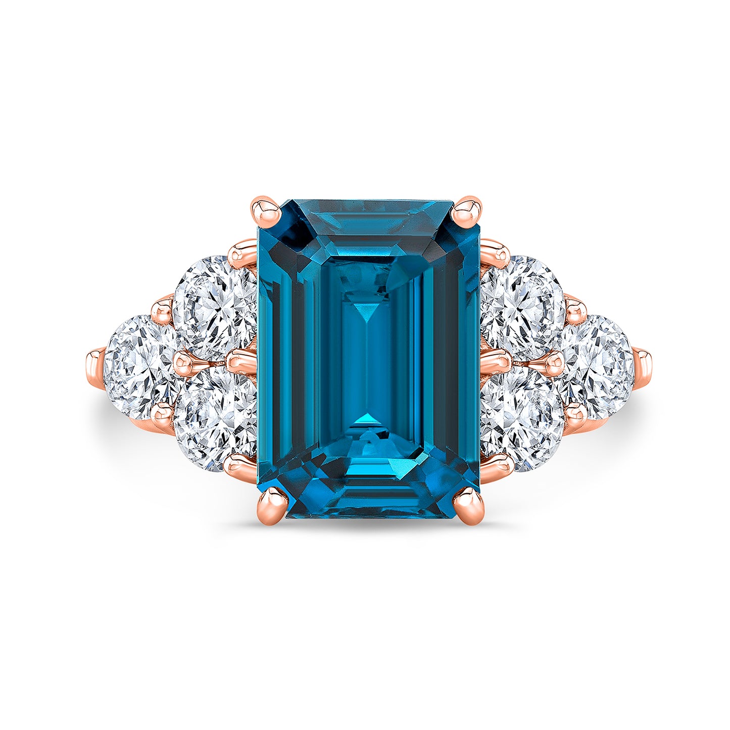 Modern Style Diamond Engagement Ring