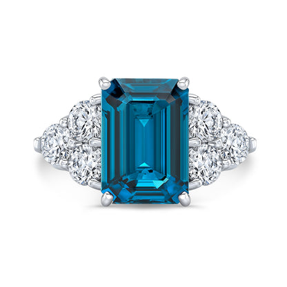 Modern Style Diamond Engagement Ring