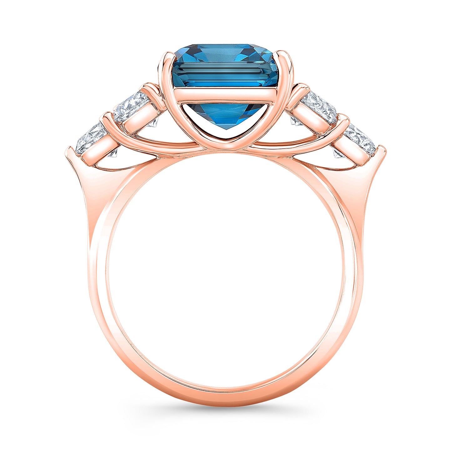 Modern Style Diamond Engagement Ring