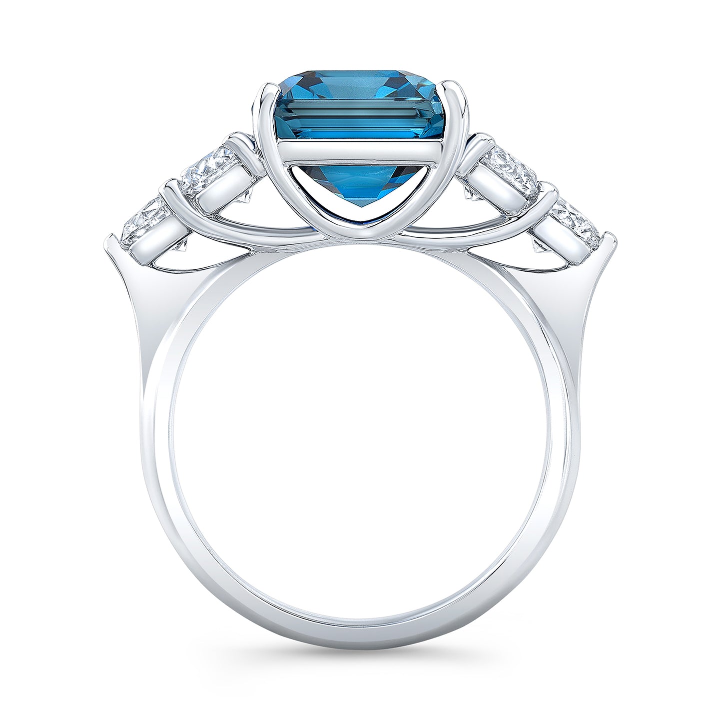 Modern Style Diamond Engagement Ring