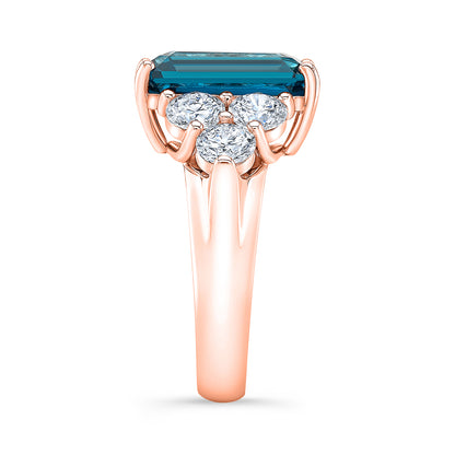 Modern Style Diamond Engagement Ring