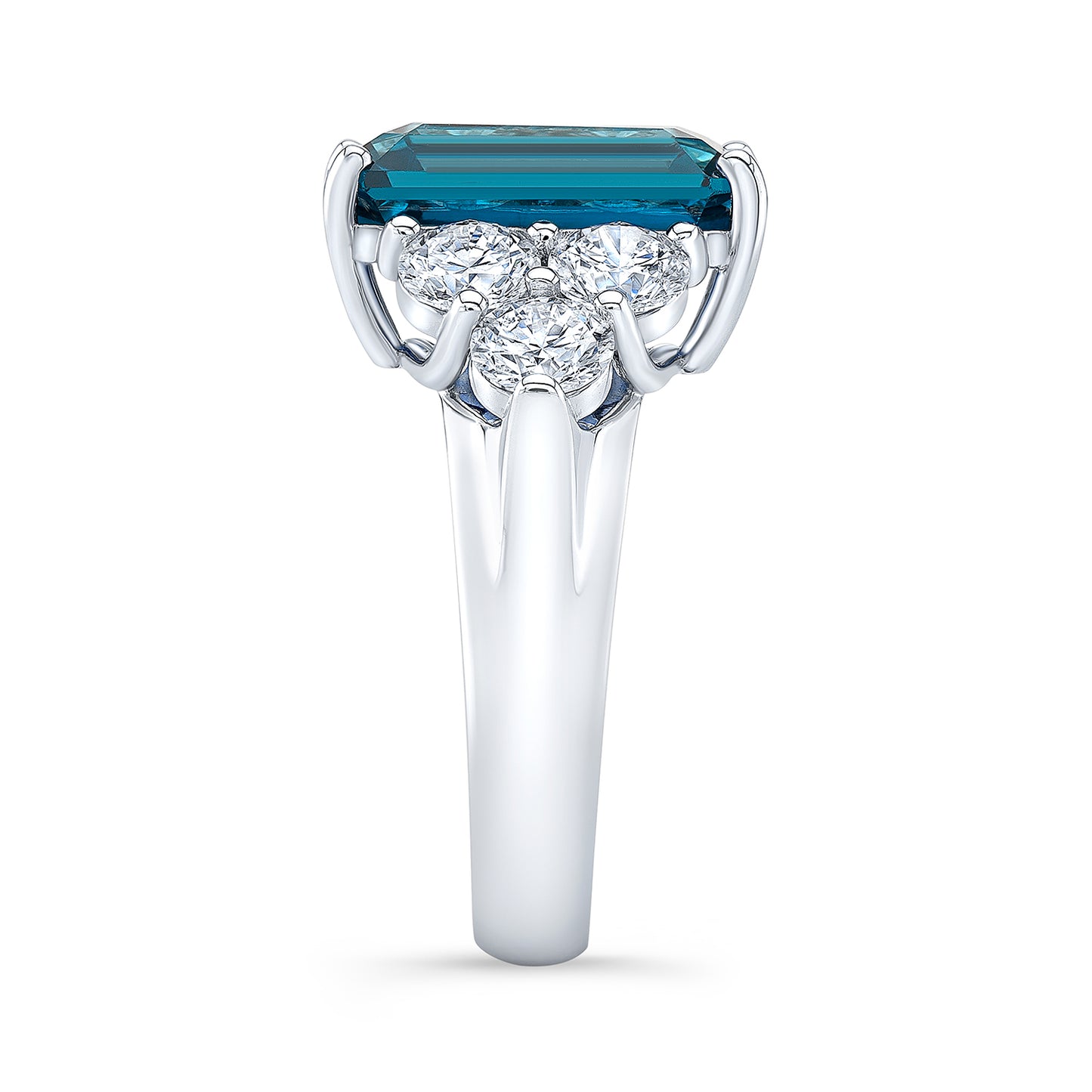 Modern Style Diamond Engagement Ring