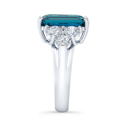 Modern Style Diamond Engagement Ring