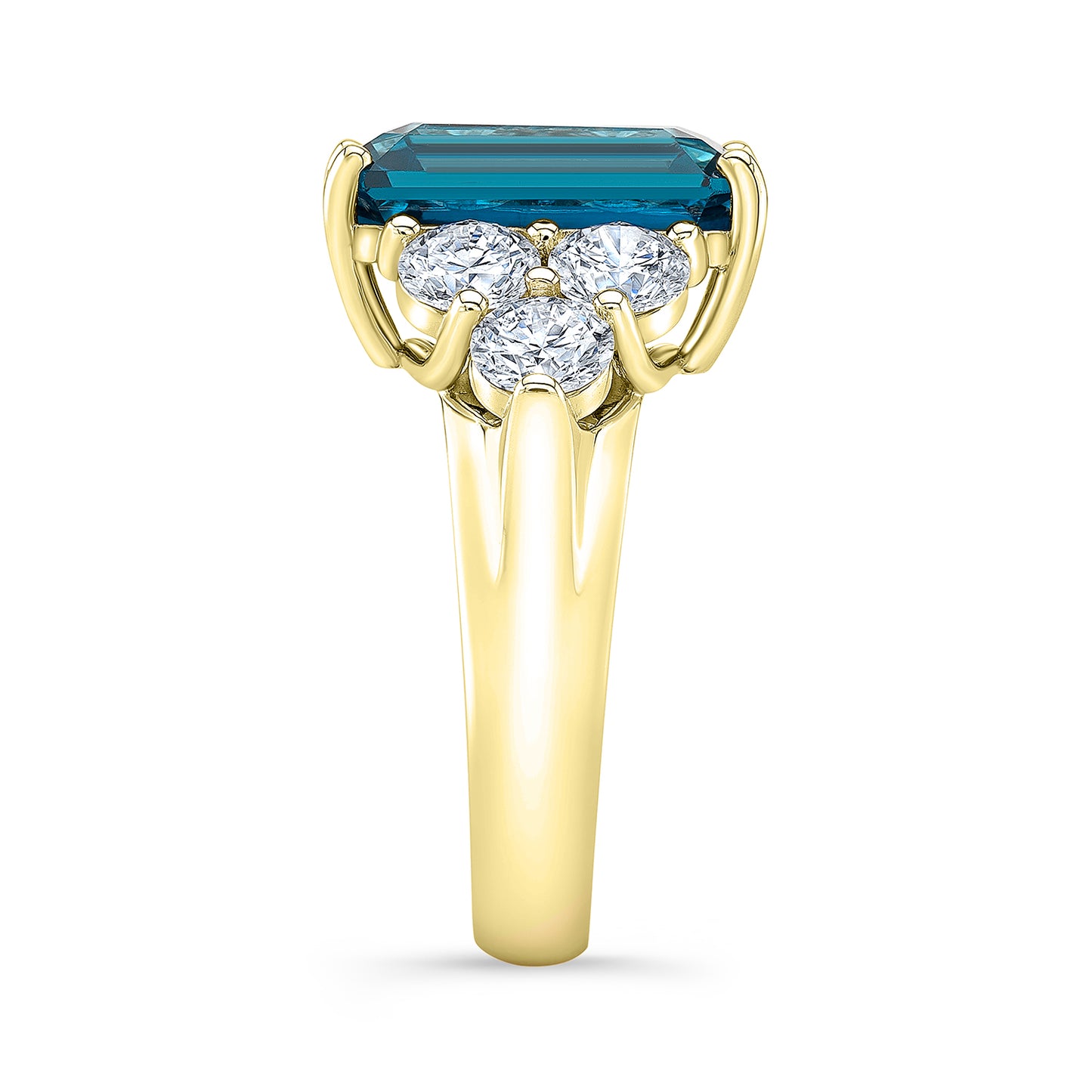 Modern Style Diamond Engagement Ring