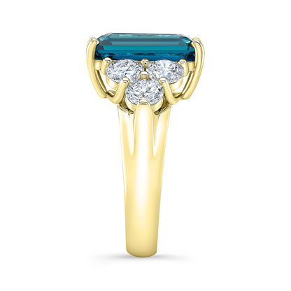 Modern Style Diamond Engagement Ring